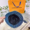 Louis Vuitton Monogram Essential Bucket Hat Blue For Women