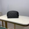 Louis Vuitton Cosmetic Pouch PM Monogram Eclipse Canvas For Women, Women's Bags 7.5in/19cm LV