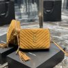 Saint Laurent Lou Camera Bag Brown With Gold Toned Hardware For Women 9in/23cm YSL 6125441S7R77761