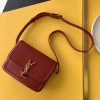 Saint Laurent Solferino Small Satchel Bag Red In Box With Gold Hardware 7.4in/19cm YSl 6343060SX0W6805