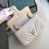 Gucci Marmont Matelassé Mini Bag White For Women 8.5in/22cm GG 446744 DTDIT 9022