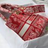 Christian Dior Medium Lady D-Lite Bag Red, For Women, Women’s Handbags 24cm/9.5in CD