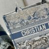 Christian Dior Medium Dior Book Tote Blue Toile de Jouy Reverse Embroidery, Blue, For Women Women’s Handbags, Shoulder Bags, 36cm CD M1296ZRGO_M928