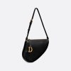 Christian Dior Saddle Rodeo Pouch Black For Women S5909CCEH_M900 - 20 Cm/ 8 Inches