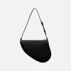 Christian Dior Saddle Rodeo Pouch Black For Women S5909CCEH_M900 - 20 Cm/ 8 Inches