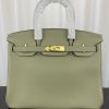 Hermes Birkin Bag 30 Green Moss Toned Hardware Bag For Women, Women's Handbags, Shoulder Bags 11.8in/30cm