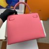 Hermes Kelly 28 Sellier Epsom Pink Bag For Women, Women's Handbags, Shoulder Bags 11in/28cm