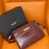 Saint Laurent Manhattan Shoulder Bag Rouge Legion For Women 11.4in/29cm YSL 5792710SX0W6475