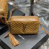 Saint Laurent Lou Camera Bag Brown With Gold Toned Hardware For Women 9in/23cm YSL 6125441S7R77761