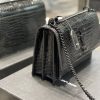 Saint Laurent Sunset Medium Chain Bag Black For Women 8.6in/22cm YSL 442906DND0U1000