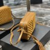 Saint Laurent Lou Camera Bag Brown With Gold Toned Hardware For Women 9in/23cm YSL 6125441S7R77761