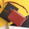 Saint Laurent Solferino Small Satchel Bag Red In Box With Gold Hardware 7.4in/19cm YSl 6343060SX0W6805