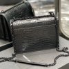 Saint Laurent Sunset Medium Chain Bag Black For Women 8.6in/22cm YSL 442906DND0U1000