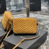 Saint Laurent Lou Camera Bag Brown With Gold Toned Hardware For Women 9in/23cm YSL 6125441S7R77761