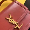 Saint Laurent Solferino Small Satchel Bag Red In Box With Gold Hardware 7.4in/19cm YSl 6343060SX0W6805