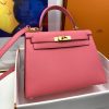 Hermes Kelly 28 Sellier Epsom Pink Bag For Women, Women's Handbags, Shoulder Bags 11in/28cm