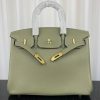 Hermes Birkin Bag 30 Green Moss Toned Hardware Bag For Women, Women's Handbags, Shoulder Bags 11.8in/30cm