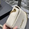 Saint Laurent Kata 99 Chain Bag White With Gold Hardware For Women 10.2in/26cm YSL