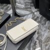 Saint Laurent Kata 99 Chain Bag White With Gold Hardware For Women 10.2in/26cm YSL