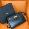 Saint Laurent Manhattan Shoulder Bag Black For Women 11.4in/29cm YSL 5792710SX0W1000