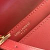 Saint Laurent Solferino Small Satchel Bag Red In Box With Gold Hardware 7.4in/19cm YSl 6343060SX0W6805