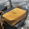 Saint Laurent Lou Camera Bag Brown With Gold Toned Hardware For Women 9in/23cm YSL 6125441S7R77761