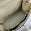 Hermes Kelly 25 Sellier Epsom Greige/Yellow Bag For Women, Women's Handbags, Shoulder Bags 10in/25cm
