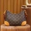 Louis Vuitton Boulogne Bag Brown For Women 29cm / 11.4in M45832