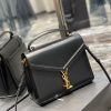 Saint Laurent Cassandra Medium Top Handle Bag Black/White/Burgundy/Grey/Brown For Women‎ 9.6in/24.5cm