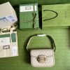 Gucci Horsebit 1955 GG Mini Bag Beige For Women, Women's Bags 8.1in/21cm GG 658574 UULAG 9682