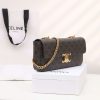 Celine Chain Shoulder Bag Brown For Women 13in/33cm