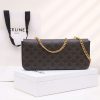 Celine Chain Shoulder Bag Brown For Women 13in/33cm