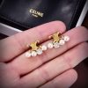 Celine Pearl Earrings Gold For Women