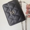 Chanel HAAS Mini Bag Black For Women 3,7in/9,5cm