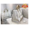 [True-to-ORIGINAL] Chanel Large Deauville Pearl Tote Bag White For Women 15in/38cm A66941