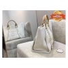 [True-to-ORIGINAL] Chanel Large Deauville Pearl Tote Bag White For Women 15in/38cm A66941