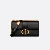 Christian Dior 30 Montaigne East West Bag With Chain Black For Women 8.5in/21.5cm