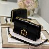Christian Dior 30 Montaigne East West Bag With Chain Black For Women 8.5in/21.5cm
