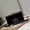 Christian Dior 30 Montaigne East West Bag With Chain Black For Women 8.5in/21.5cm