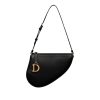 Christian Dior Saddle Rodeo Pouch Black For Women S5909CCEH_M900 - 20 Cm/ 8 Inches