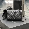 Saint Laurent Small Bag Black In Mix Matelasse For Women 8.2in/21cm YSL 600195BOW981000