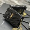 Saint Laurent Envelope Small Bag Black For Women‎ 7.5in/19cm