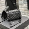 Saint Laurent Small Bag Black In Mix Matelasse For Women 8.2in/21cm YSL 600195BOW981000