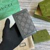 Gucci Ophidia Card Case Supreme Canvas Grey For Men 4.7in/12cm ‎‎734943 UULBN 1244