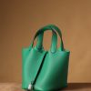 Hermes Picotin Lock 18 Green Bag For Women, Women's Handbags 7.1in/18cm