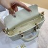 Dior Medium Lady D-Joy Bag White For Women 8,7in/22cm