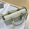 Dior Medium Lady D-Joy Bag White For Women 8,7in/22cm