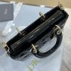 Dior Medium Lady D-Joy Bag Black For Women 8,7in/22cm