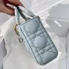 Dior Medium Lady D-Joy Bag Blue For Women 8,7in/22cm
