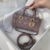 Dior Medium Lady D-Joy Bag Purple For Women 8,7in/22cm